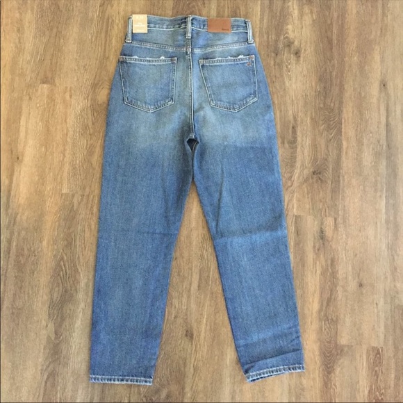 Madewell The Momjean in Downey Wash Size 25 - Picture 10 of 16